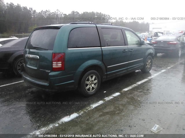 2A8HR54179R606027 - 2009 CHRYSLER TOWN & COUNTRY TOURING GREEN photo 4