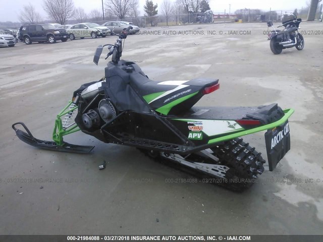 4UF11SNWXBT114642 - 2011 ARCTIC CAT SNOWMOBILE BLACK photo 3