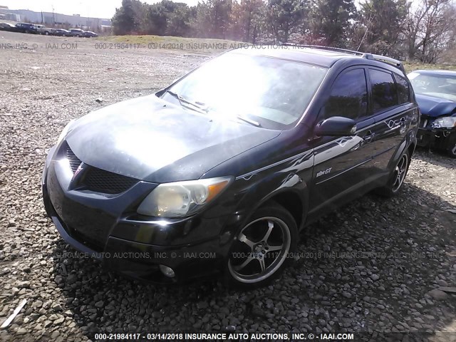 5Y2SN62L53Z457892 - 2003 PONTIAC VIBE GT BLACK photo 2