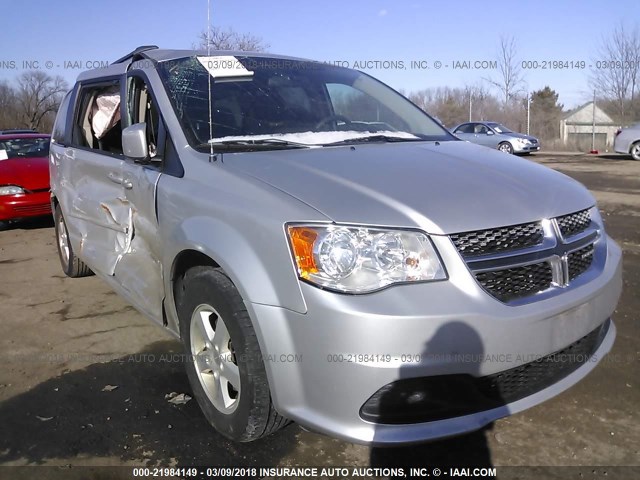 2D4RN3DG6BR722389 - 2011 DODGE GRAND CARAVAN MAINSTREET SILVER photo 1