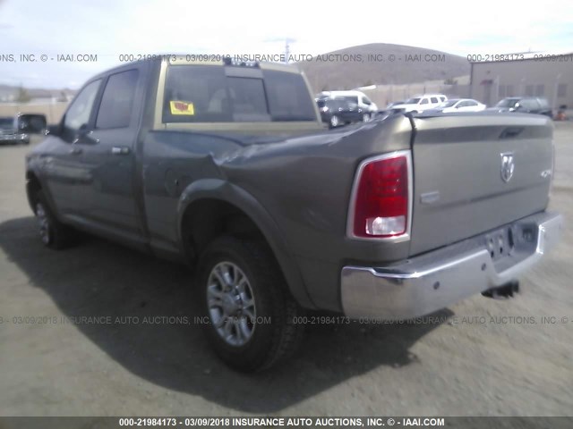 3C6UR5FL7FG655323 - 2015 RAM 2500 LARAMIE GREEN photo 3