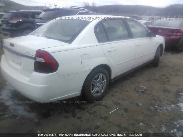 1G1ZS58F07F310818 - 2007 CHEVROLET MALIBU LS Ağ foto 4