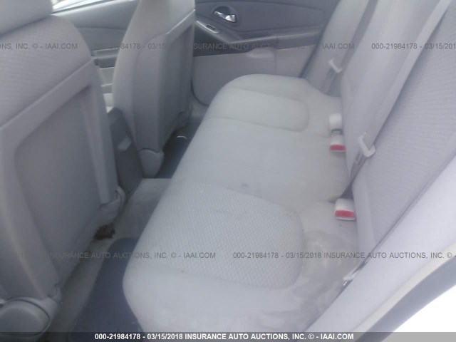 1G1ZS58F07F310818 - 2007 CHEVROLET MALIBU LS WHITE photo 8