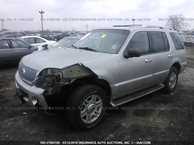 4M2DU86WX4ZJ27317 - 2004 MERCURY MOUNTAINEER  SILVER photo 6