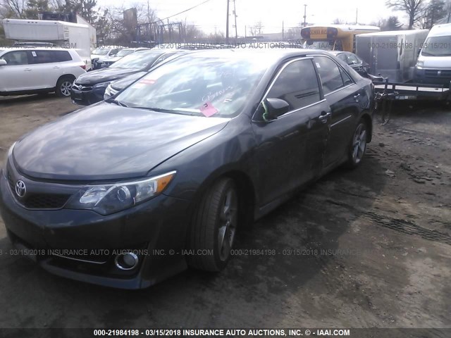 4T1BF1FK5EU399781 - 2014 TOYOTA CAMRY L/SE/LE/XLE 黑色 照片 2