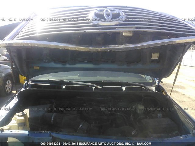 5TFDV54108X059118 - 2008 TOYOTA TUNDRA CREWMAX/CREWMAX SR5 BLUE photo 10