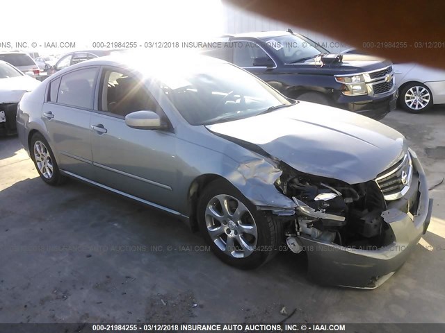 1N4BA41E27C830601 - 2007 NISSAN MAXIMA SE/SL GRAY photo 1