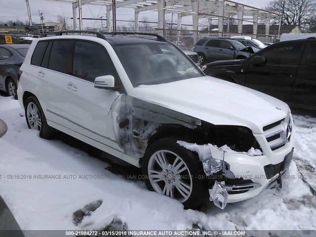 WDCGG8JB2FG437341 - 2015 MERCEDES-BENZ GLK 350 4MATIC WHITE photo 1