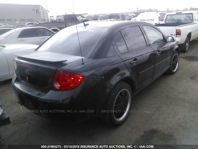 1G1AC5F52A7136448 - 2010 CHEVROLET COBALT 1LT BLACK photo 4