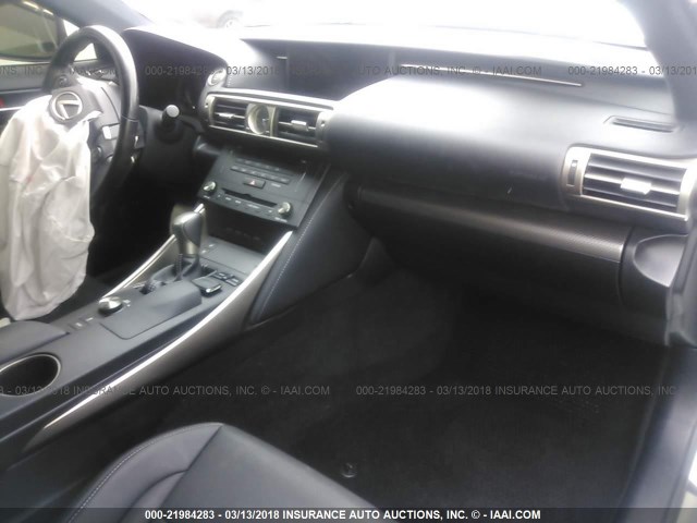 JTHBA1D23G5033724 - 2016 LEXUS IS 200T WHITE photo 5