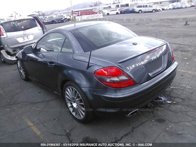 WDBWK5EA9AF228000 - 2010 MERCEDES-BENZ SLK 300 GRAY photo 3