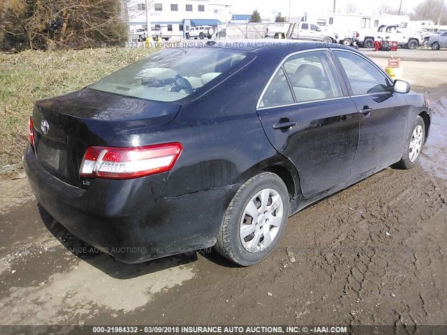 4T1BF3EKXAU508713 - 2010 TOYOTA CAMRY SE/LE/XLE BLACK photo 4