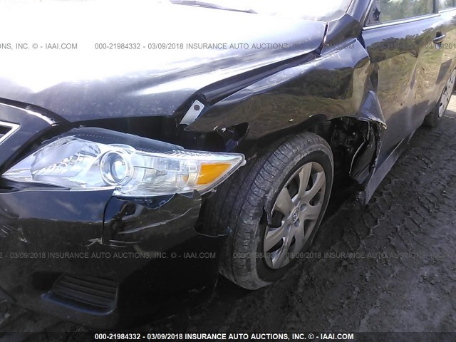 4T1BF3EKXAU508713 - 2010 TOYOTA CAMRY SE/LE/XLE BLACK photo 6