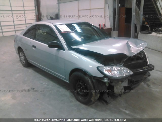 1HGEM22135L005227 - 2005 HONDA CIVIC DX VP SILVER photo 1