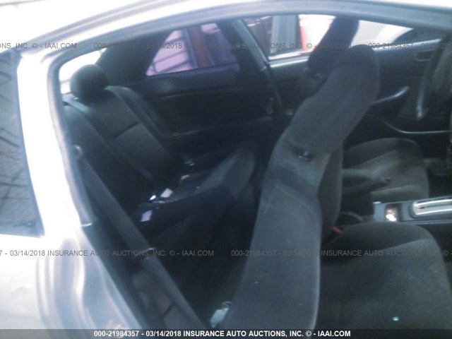 1HGEM22135L005227 - 2005 HONDA CIVIC DX VP SILVER photo 8