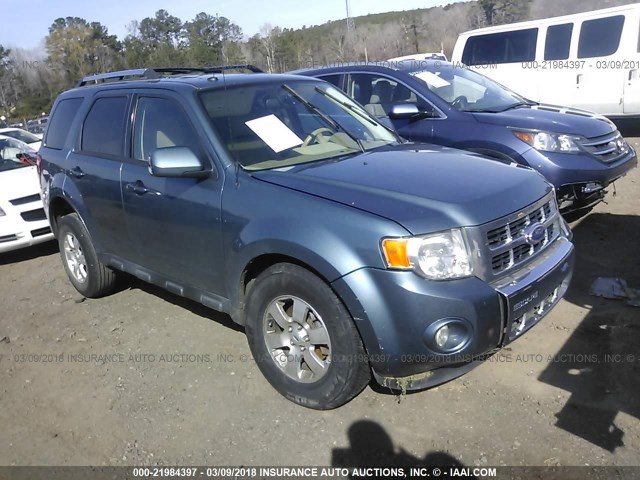 1FMCU0EGXBKB63846 - 2011 FORD ESCAPE LIMITED BLUE photo 1