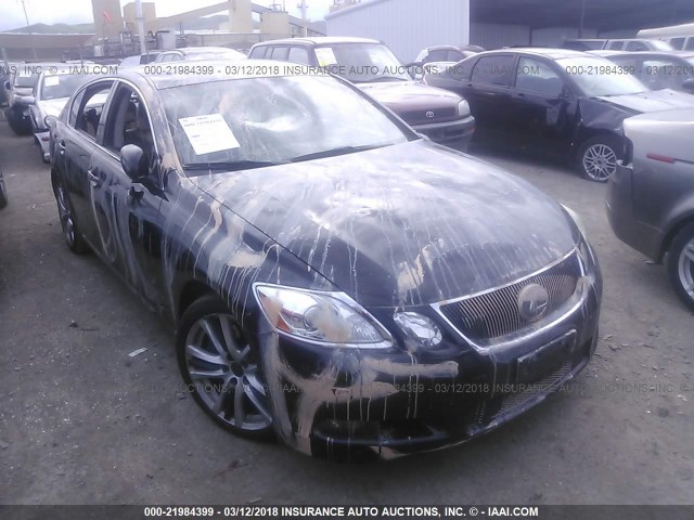 JTHBC96S875005925 - 2007 LEXUS GS 450H BLACK photo 1