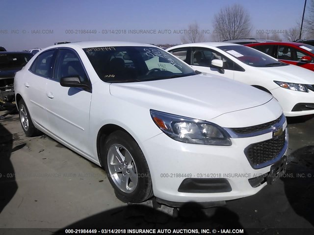 1G11A5SL7EF304672 - 2014 CHEVROLET MALIBU LS WHITE photo 1