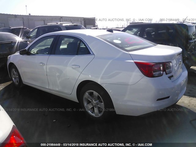 1G11A5SL7EF304672 - 2014 CHEVROLET MALIBU LS WHITE photo 3