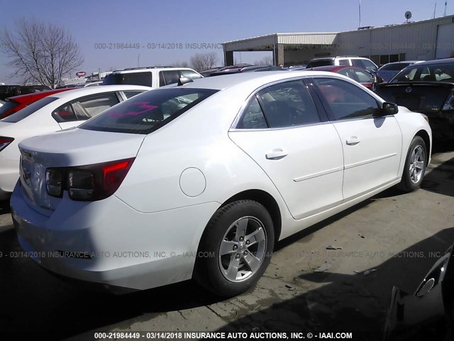 1G11A5SL7EF304672 - 2014 CHEVROLET MALIBU LS WHITE photo 4