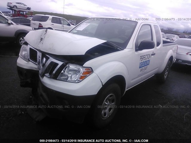 1N6BD0CT4GN738297 - 2016 NISSAN FRONTIER S/SV WHITE photo 2