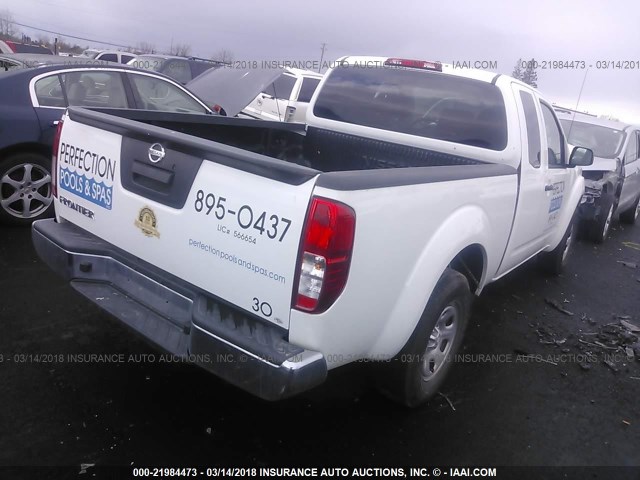 1N6BD0CT4GN738297 - 2016 NISSAN FRONTIER S/SV WHITE photo 4