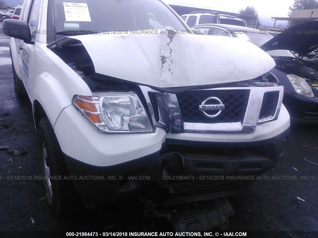 1N6BD0CT4GN738297 - 2016 NISSAN FRONTIER S/SV WHITE photo 6