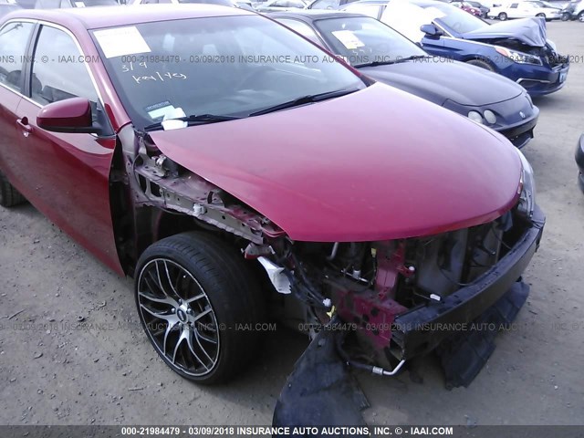 4T1BF1FK9EU826945 - 2014 TOYOTA CAMRY L/SE/LE/XLE RED photo 1