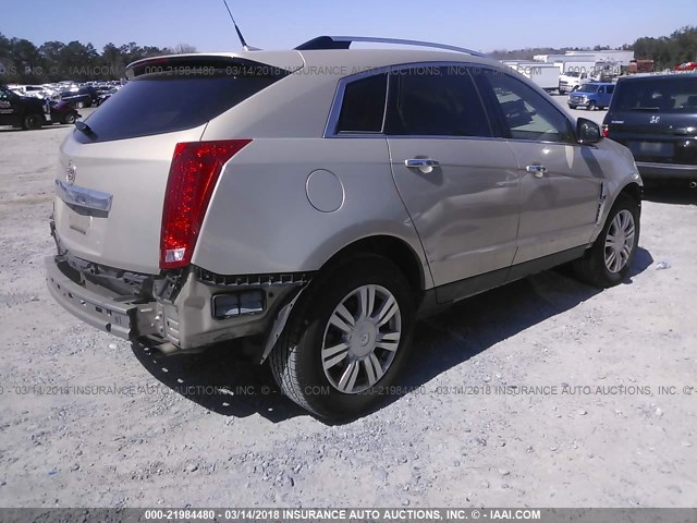 3GYFNAEY7AS639741 - 2010 CADILLAC SRX LUXURY COLLECTION BEIGE photo 4