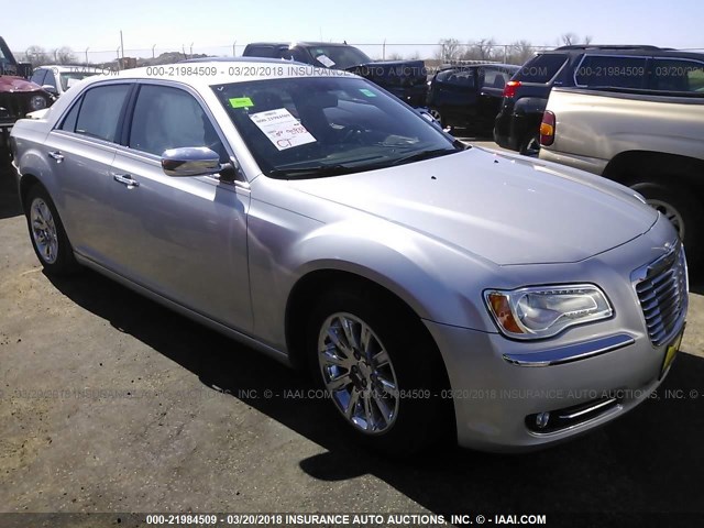 2C3CCACGXCH191742 - 2012 CHRYSLER 300 LIMITED SILVER photo 1
