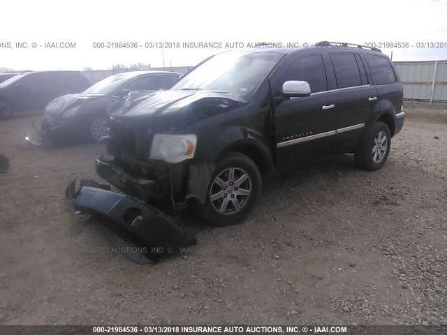 1A8HX58N48F146561 - 2008 CHRYSLER ASPEN LIMITED BLACK photo 2