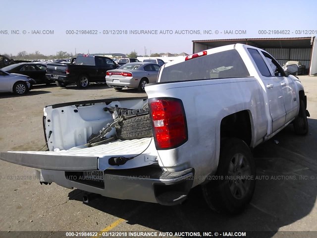 1GCRCREC7HZ343899 - 2017 CHEVROLET SILVERADO C1500 LT WHITE photo 4