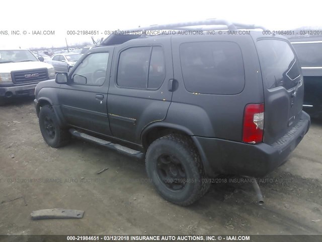 5N1ED28Y6YC523660 - 2000 NISSAN XTERRA XE/SE BLACK photo 3