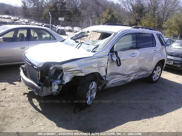 2CTFLTEC4B6370730 - 2011 GMC TERRAIN SLE GRAY photo 2