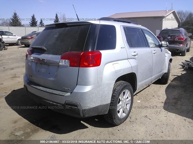 2CTFLTEC4B6370730 - 2011 GMC TERRAIN SLE GRAY photo 4