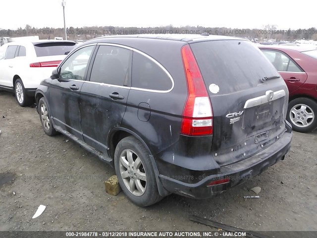 5J6RE485X7L007234 - 2007 HONDA CR-V EX BLACK photo 3