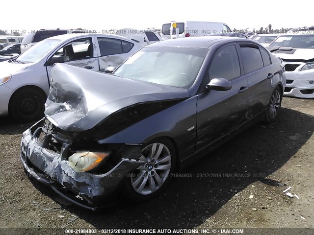 WBAVC53597FZ72315 - 2007 BMW 328 I SULEV GRAY photo 2