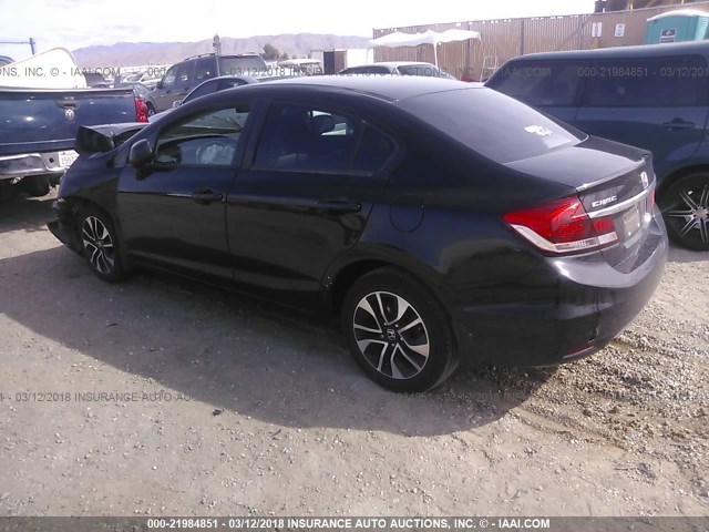 19XFB2F9XDE267438 - 2013 HONDA CIVIC EXL შავი ფოტო 3