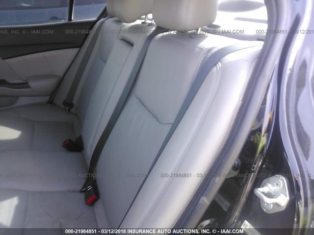 19XFB2F9XDE267438 - 2013 HONDA CIVIC EXL შავი ფოტო 8