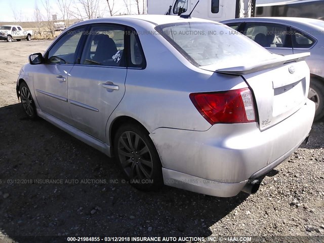 JF1GE766X9G500746 - 2009 SUBARU IMPREZA WRX SILVER photo 3