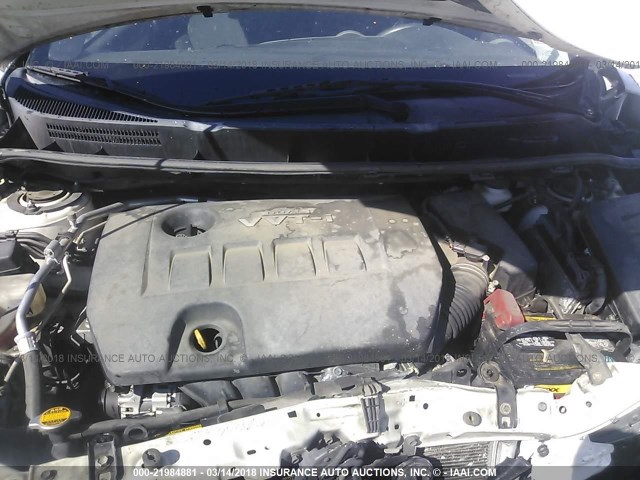 2T1KU40E09C096070 - 2009 TOYOTA COROLLA MATRIX  WHITE photo 10