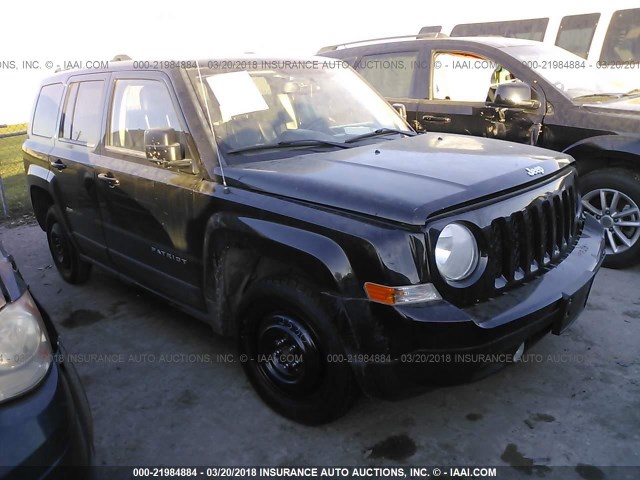 1C4NJPCB9ED532064 - 2014 JEEP PATRIOT LIMITED BLACK photo 1