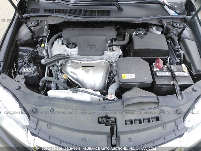 4T1BF1FK0HU703216 - 2017 TOYOTA CAMRY LE/XLE/SE/XSE BLACK photo 10