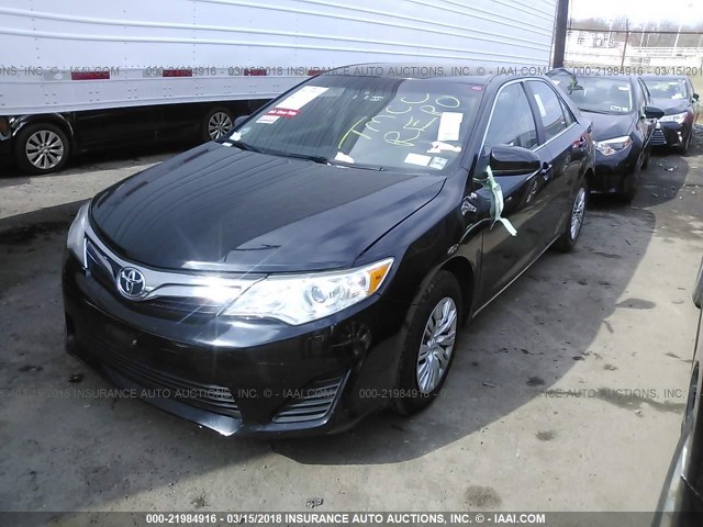4T4BF1FK4DR311730 - 2013 TOYOTA CAMRY L/SE/LE/XLE 黑色 照片 2