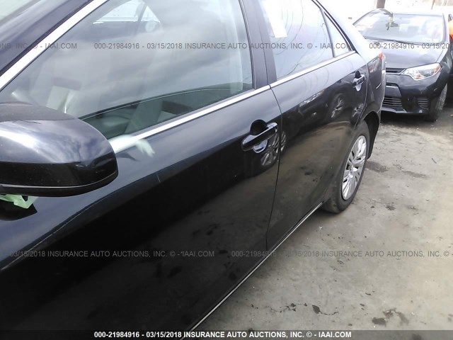 4T4BF1FK4DR311730 - 2013 TOYOTA CAMRY L/SE/LE/XLE 黑色 照片 6