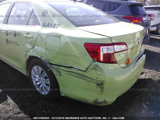 4T1BD1FK5EU126443 - 2014 TOYOTA CAMRY HYBRID/LE/XLE 绿色 照片 6