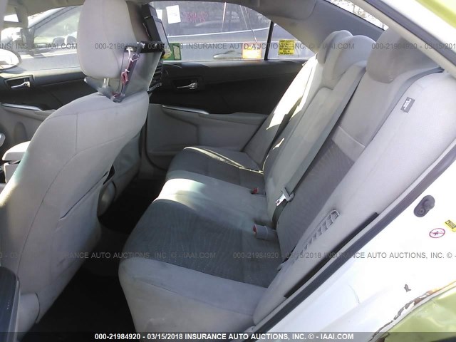 4T1BD1FK5EU126443 - 2014 TOYOTA CAMRY HYBRID/LE/XLE 绿色 照片 8