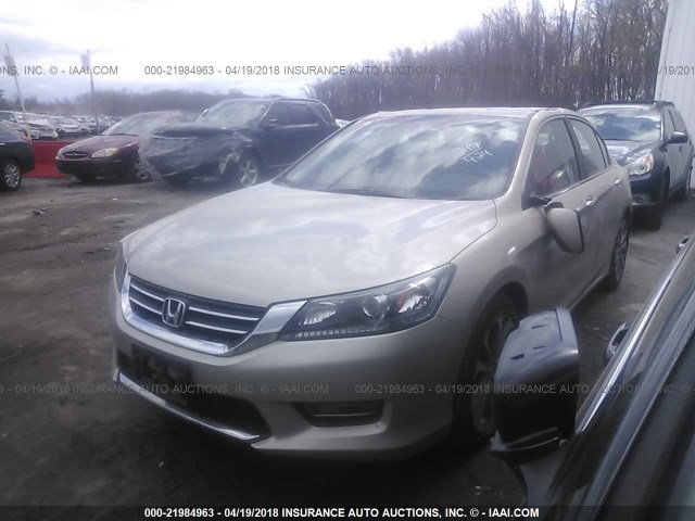 1HGCR2F50DA024172 - 2013 HONDA ACCORD SPORT GOLD photo 2