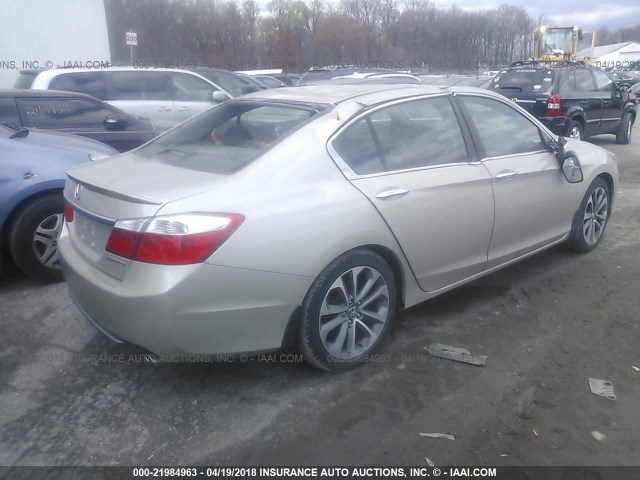 1HGCR2F50DA024172 - 2013 HONDA ACCORD SPORT GOLD photo 4