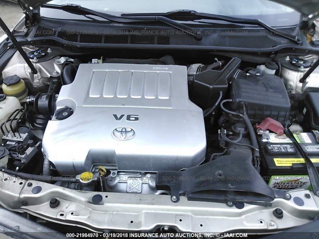 4T1BK46K08U068706 - 2008 TOYOTA CAMRY LE/XLE/SE Qızıl foto 10